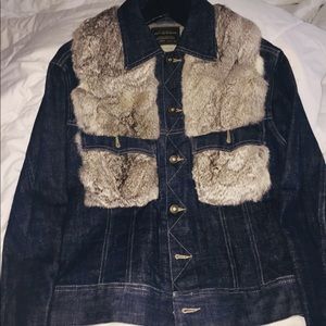 G Star Raw / GStar Denim Jacket w/ Faux Fur custom